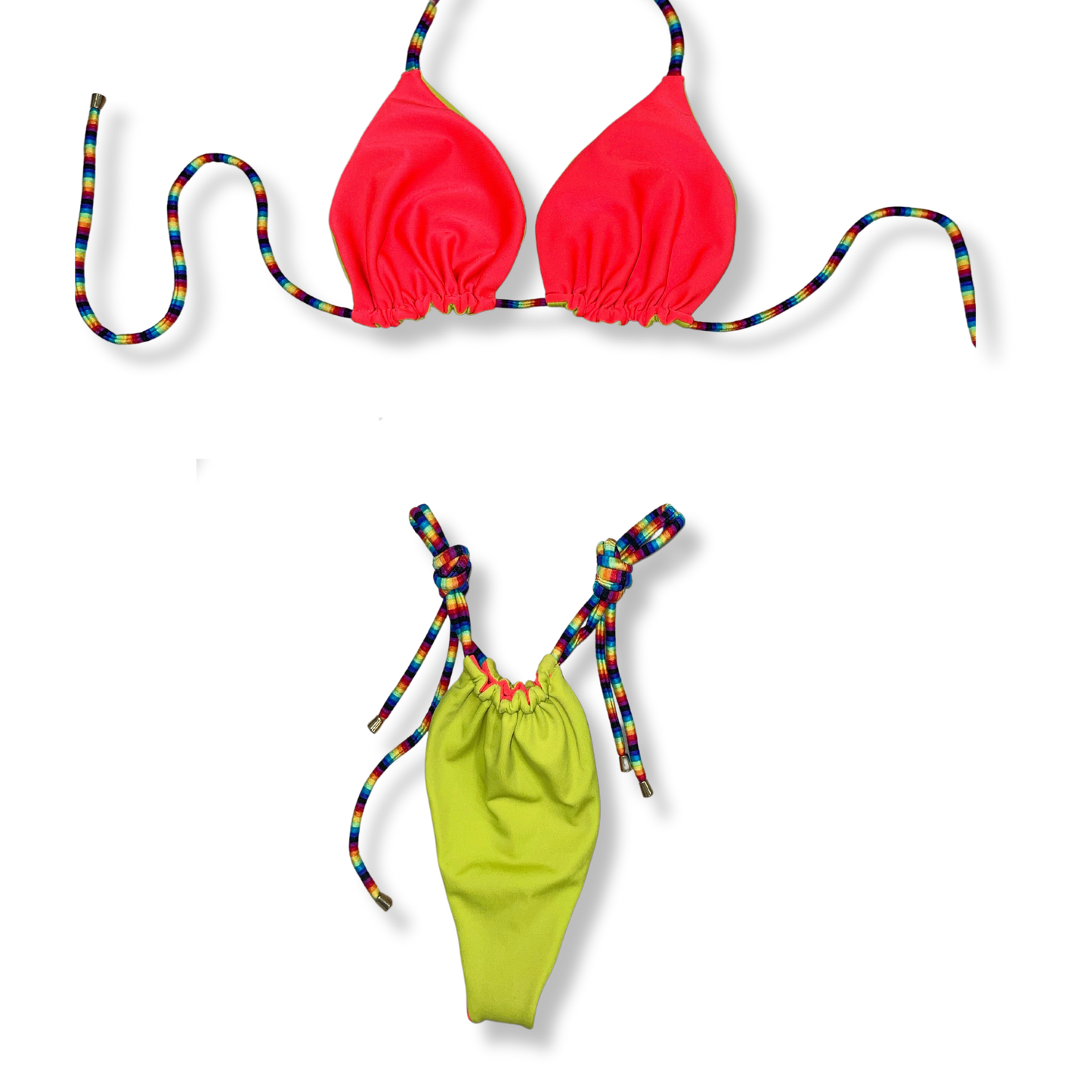 Rainbow Reversible Tie Bikini