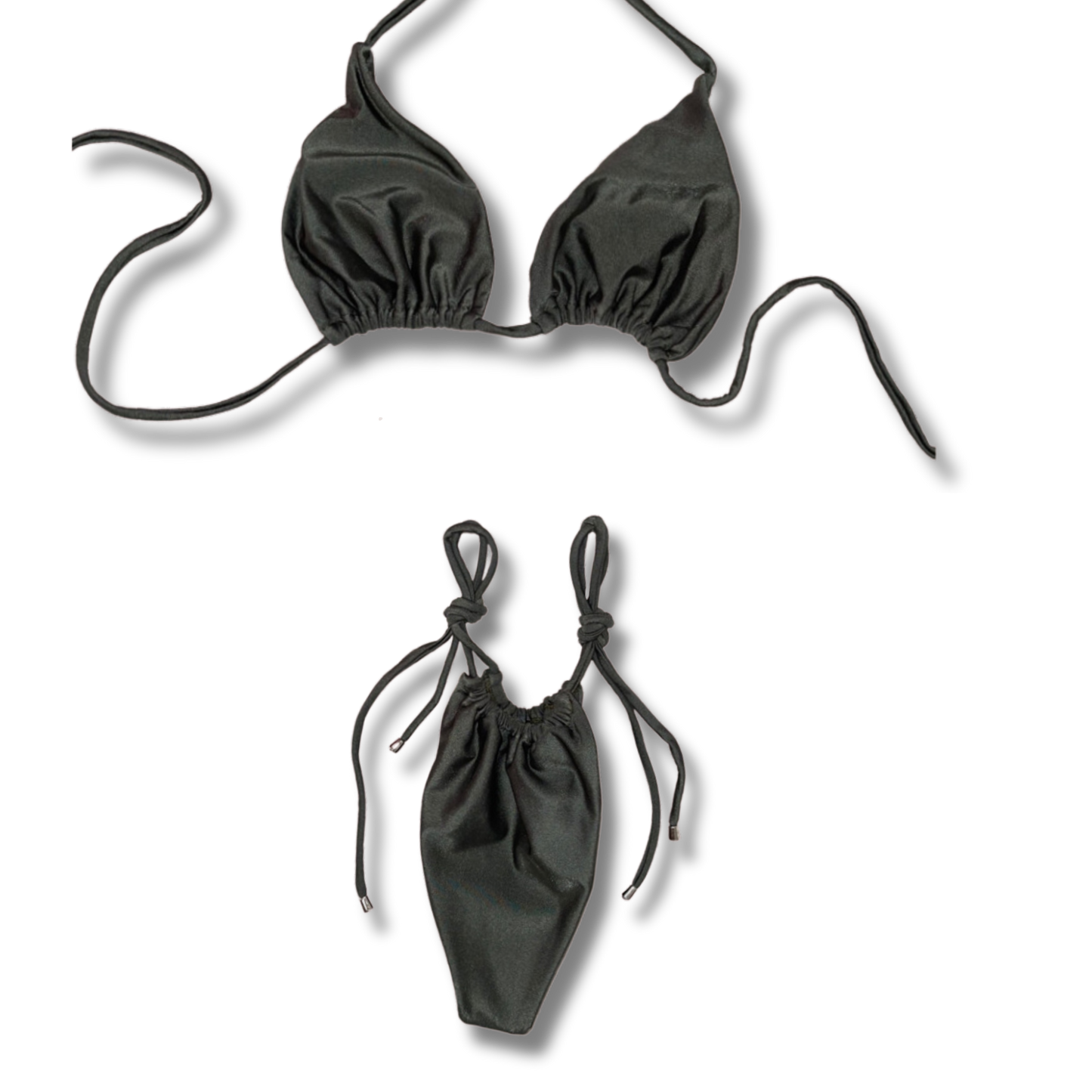 Olive Green Tie Bikini