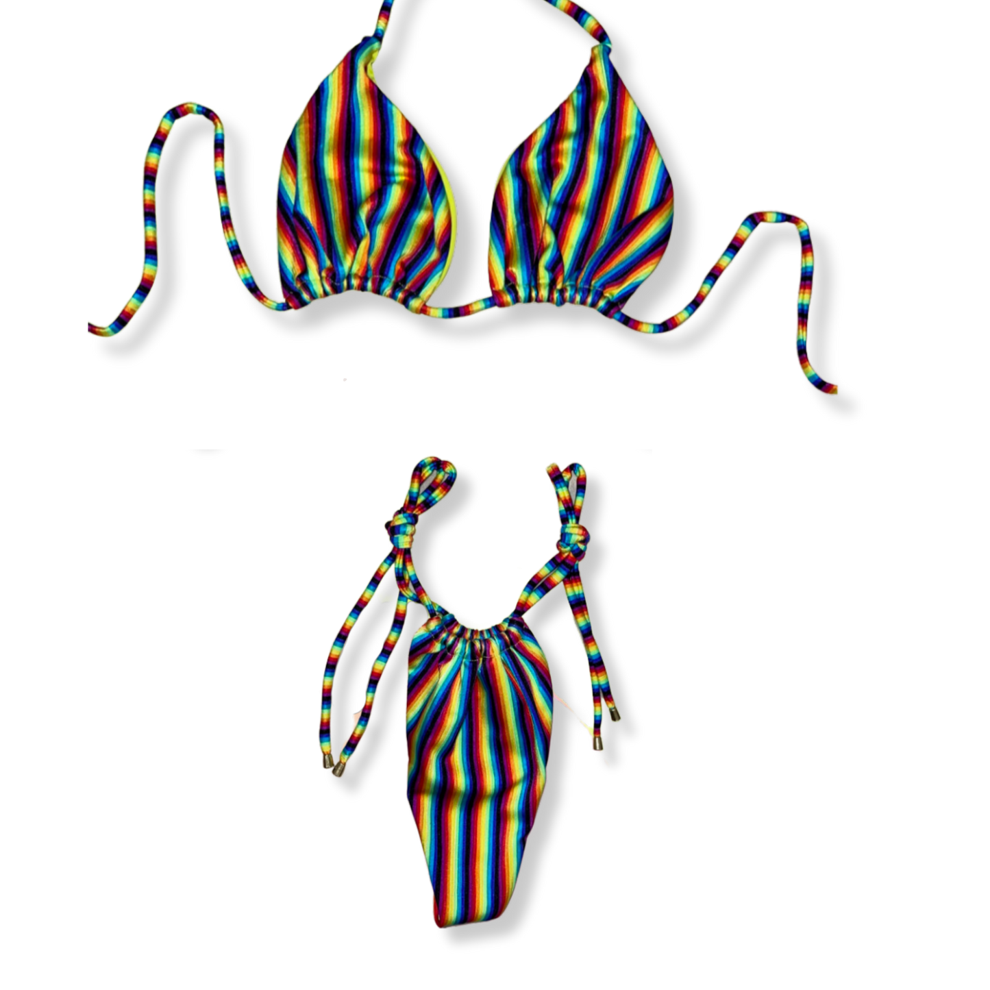 Rainbow Bright Tie Bikini