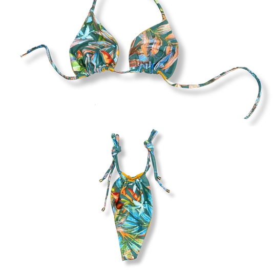 Coastal Waters Reversible Tie Bikini