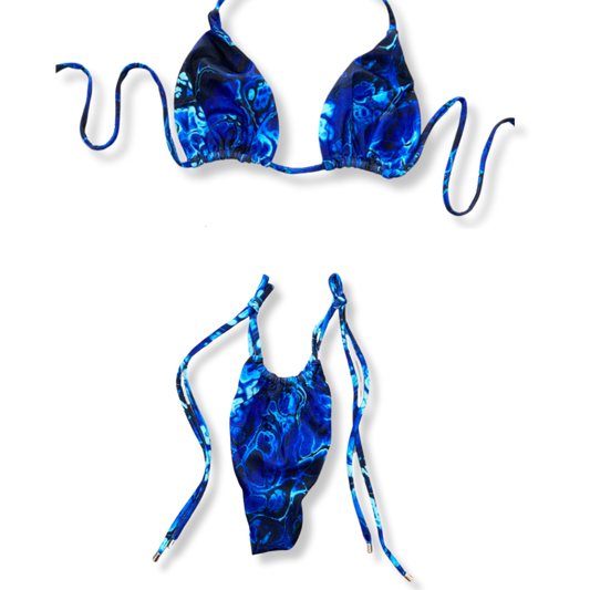 Lapis Lazuli Tie Bikini