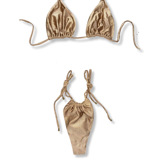 Gold Tie Bikini
