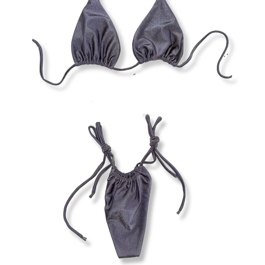 Gray Tie Bikini