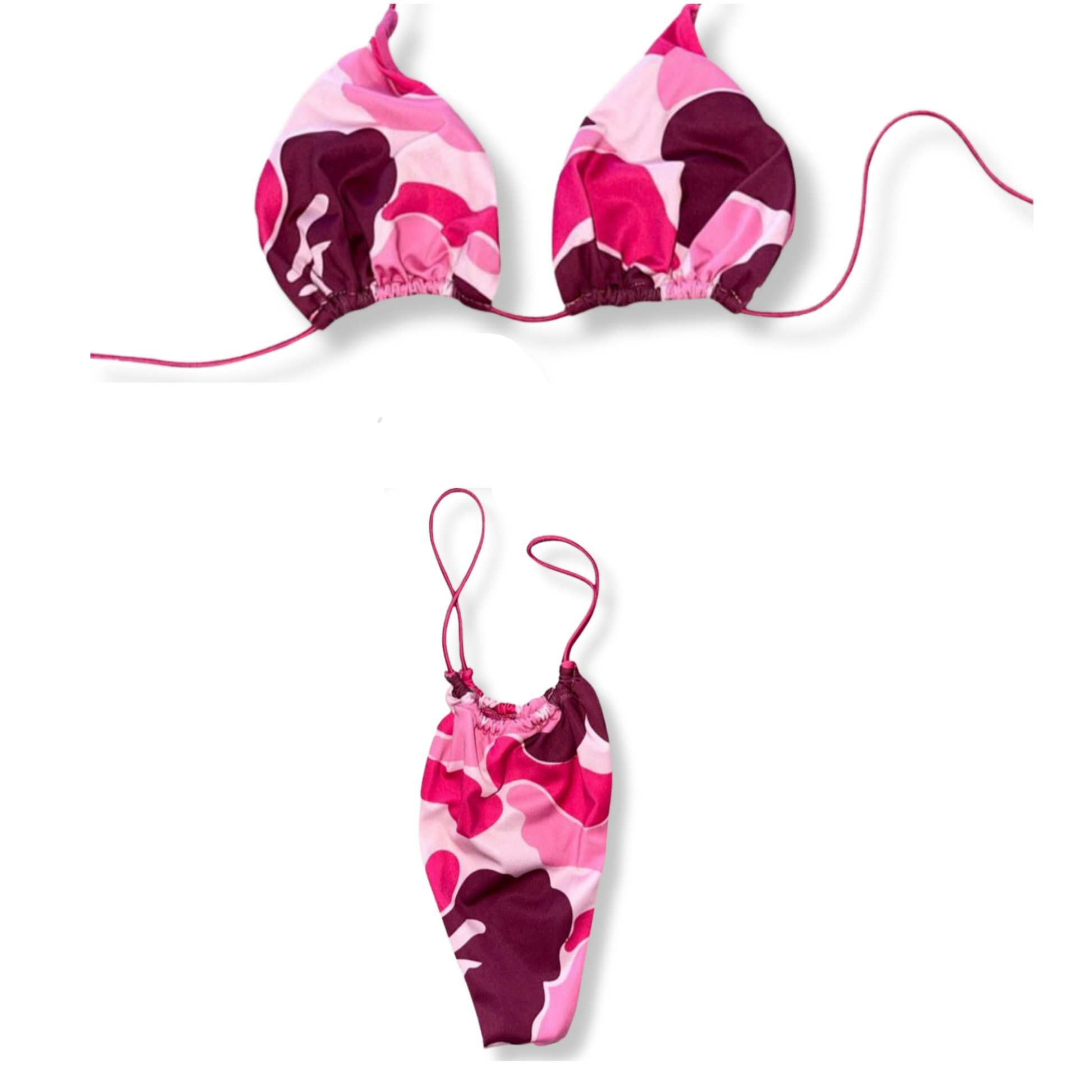 Pink Bape String Bikini LK SWIM LK Swim
