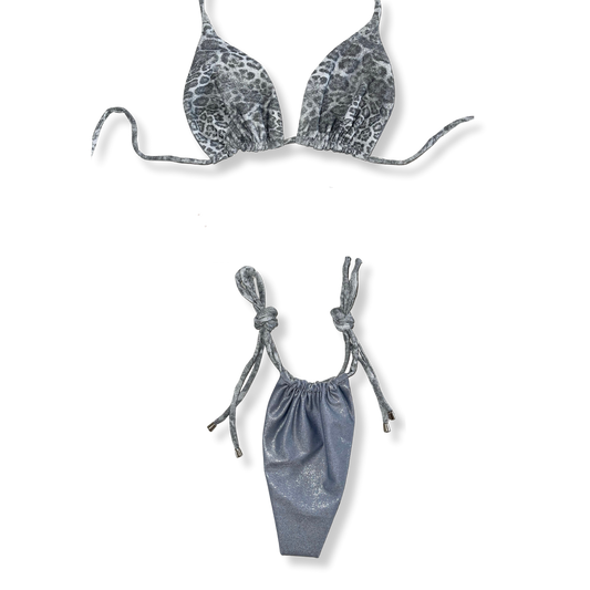 Cheetah Girl Reversible String Bikini