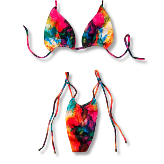 Color Me Badd Tie Bikini